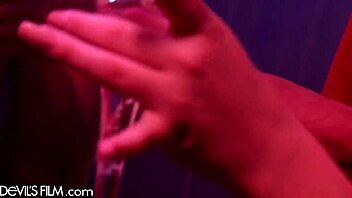Hardcore group sex with big tits and deepthroat action
