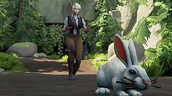 World of Warcraft meets hentai in this hot video