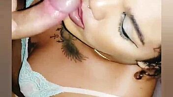 Amateur crossdresser Vanessa Silva gives a mind-blowing blowjob on camera
