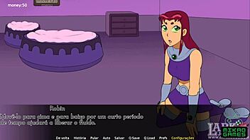 Teen Titans: Starfire and Raven in a pornographic adventure