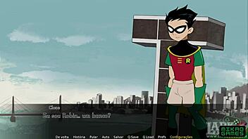 Teen Titans: Starfire and Raven in a pornographic adventure