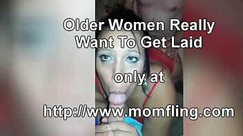 Cougar babe takes on two guys in a wild threesome