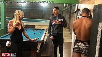 Interracial sex with a tattooed MILF - Victor Hugo in action