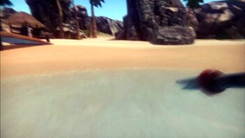Big boobs and small tits in a video game transformation