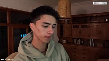 HD Threesome with Gay Teen Twinks and Toys