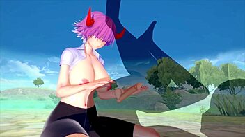 Slimy Creampie Blowjob in 3D Hentai Animation