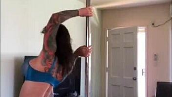 Felicity's sexy striptease in exotic lingerie and torn clothes will leave you mesmerized