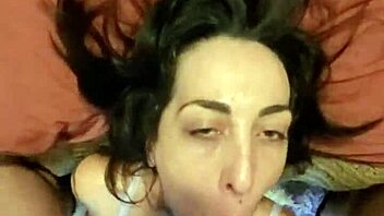Huge cock gives a girl with tattoos a facial she'll never forget