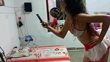 Blowjob, licking, and masturbation with a stepbrother's wife