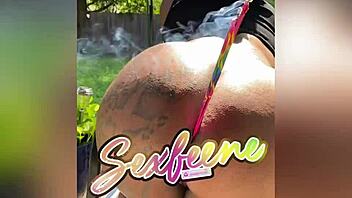 Fireworks with Sexfeene's big ass, so hot! 🔥