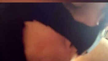 A submissive wife swallows cum after a blowjob from her nephew