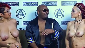Hot and horny: Nude beauty interviews King Cure on podcast show