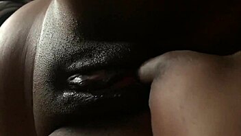 bae dives into my ebony pussy with her tongue. she's licking and sucking in this lesbian muff diving scene.