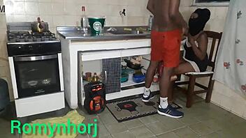 HD video of a hot Latina mom getting dominated by her black cousin