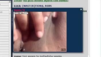 brazilian aunt slut shows off on cam in a seductive display