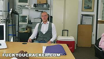 russian girl rides for cum in casting