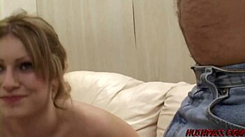 Teen Alexia experiences the pleasure of an old man's cock in this HD video