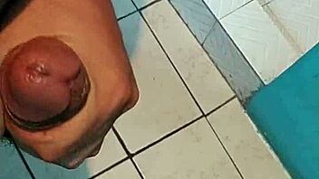 I'm masturbatin' so good in the bathroom with the house full of people