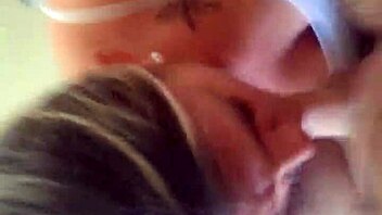 Fat Brunette BBW Delivers Intense Blowjob Passionately