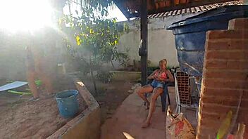 Latina pornstars fada mel and paty bumbum build a pool with el toro de oro