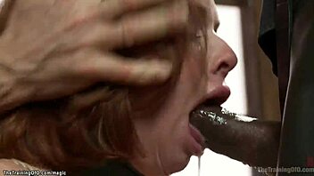Threesome with BBC and bondage for ultimate pleasure
