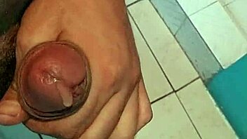 I'm masturbatin' so good in the bathroom with the house full of people