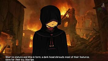 Anime fantasy with a wild and wet girl