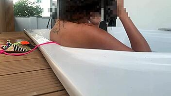 Oh Wow, Big Tits And Ass In Jacuzzi Bikini!