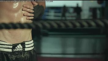 Group sex with a famous MILF in the boxing ring