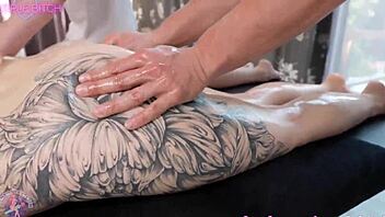 hey, let's get that sexy massage going with hot girlfriends and some homemade assfucking fun