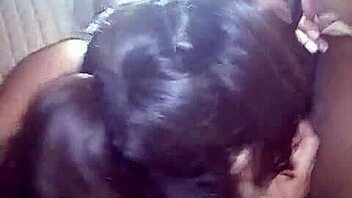 Big asshole Latina takes on two cocks in hardcore action