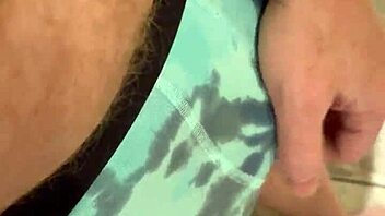 watch the husband rub his cock and balls through his underwear in this kinky masturbation scene