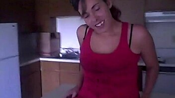 Masturbation and cumming on an Italian beauty's breasts