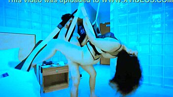 Latina Girlfriend Rides Cowgirl In Homemade Swing Hardcore