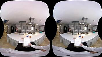 naughty america vr step daughter's hot friend loves anal in pov