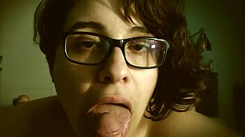 Cumming inside my throat - Sucking and swallowing a cumshot
