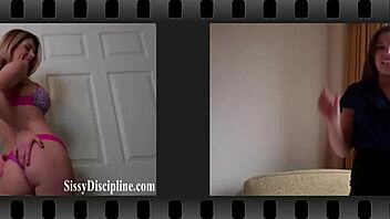 Watch as a gay femdom turns you into her submissive sissy