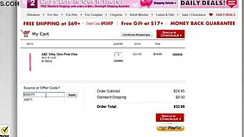 this silky slim pink vibe is light and sleek for g-spot, only 12.50 😍