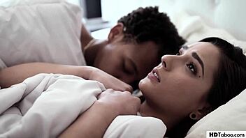 Interracial creampie with big black cock