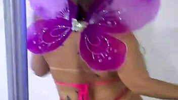 Natural tits Latina wife gets ass fucking and kissing