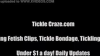 it's tickle time for this naughty 18+ slut in a wild group session