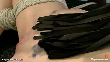 Group of dominant lesbians bondage and BDSM fun