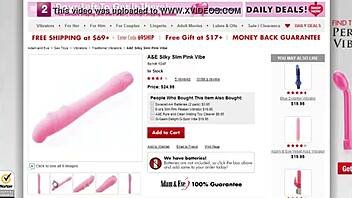 this silky slim pink vibe is light and sleek for g-spot, only 12.50 😍