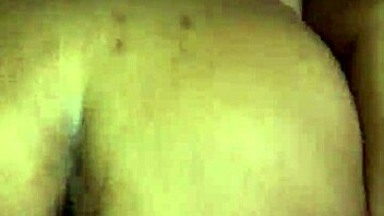 Big ass black beauty takes a cock in her pussy