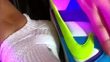 Hot Nike air sex with a cute blonde