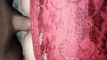 putita in red dress rides my hard cock in wild homemade action