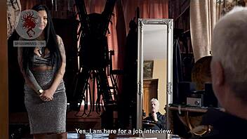 Lovely Brunette Pornstar Gets Punished Hard