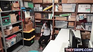 Kylie Martin, that filching teen, gets her ass slammed hard