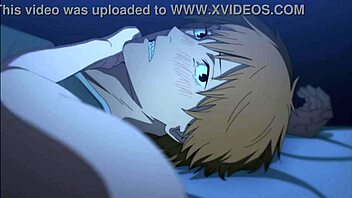 Hentai cartoon with big boobs and panties