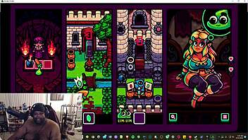 Nude hentai game demo with nasty anime puzzle scrolls